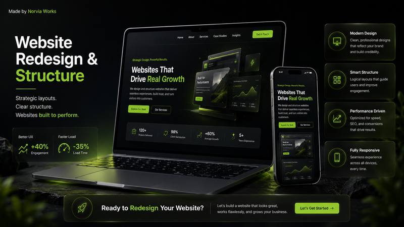 Website Redesign & Structure